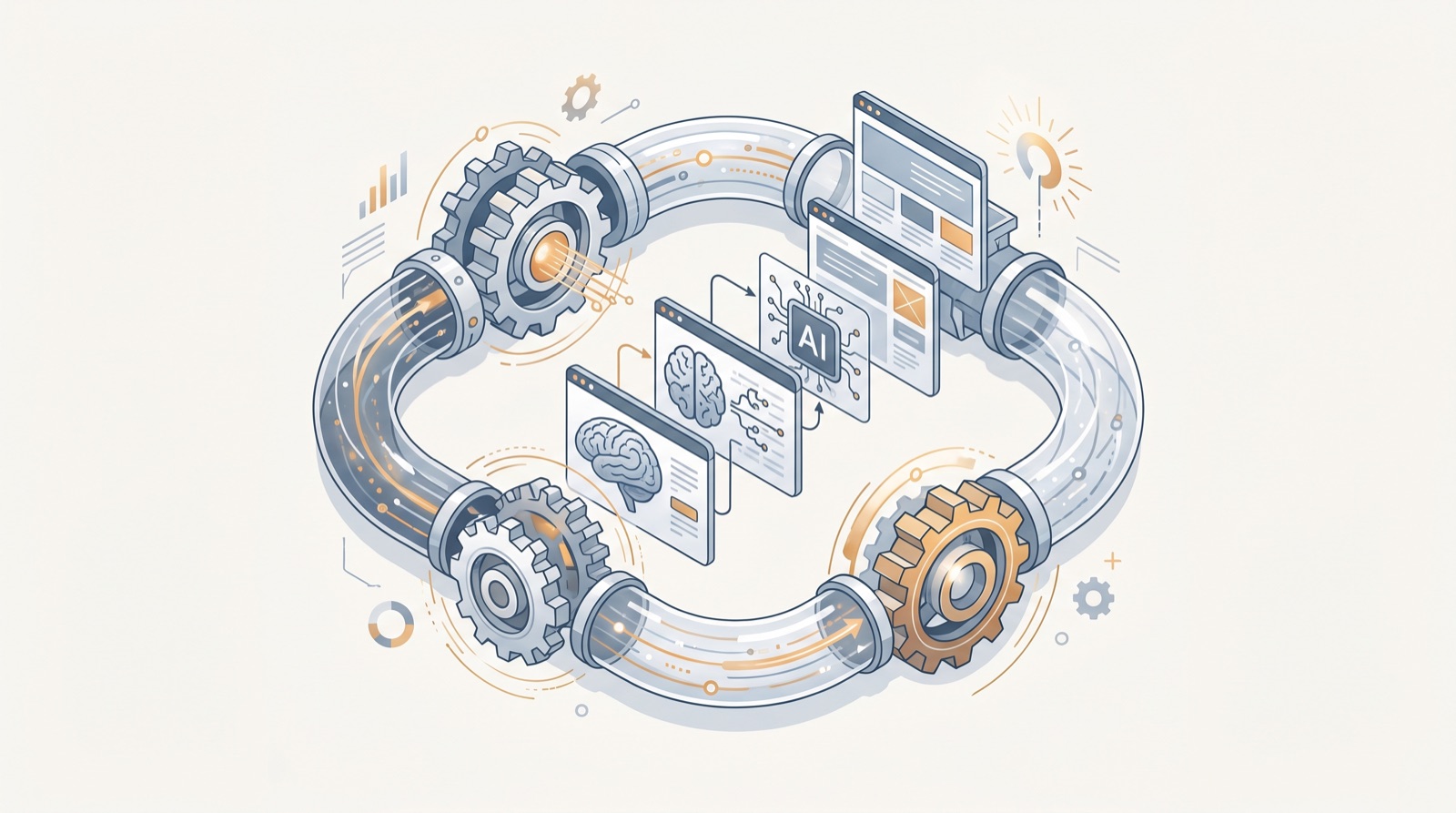 Continuous optimization loop of gears and data