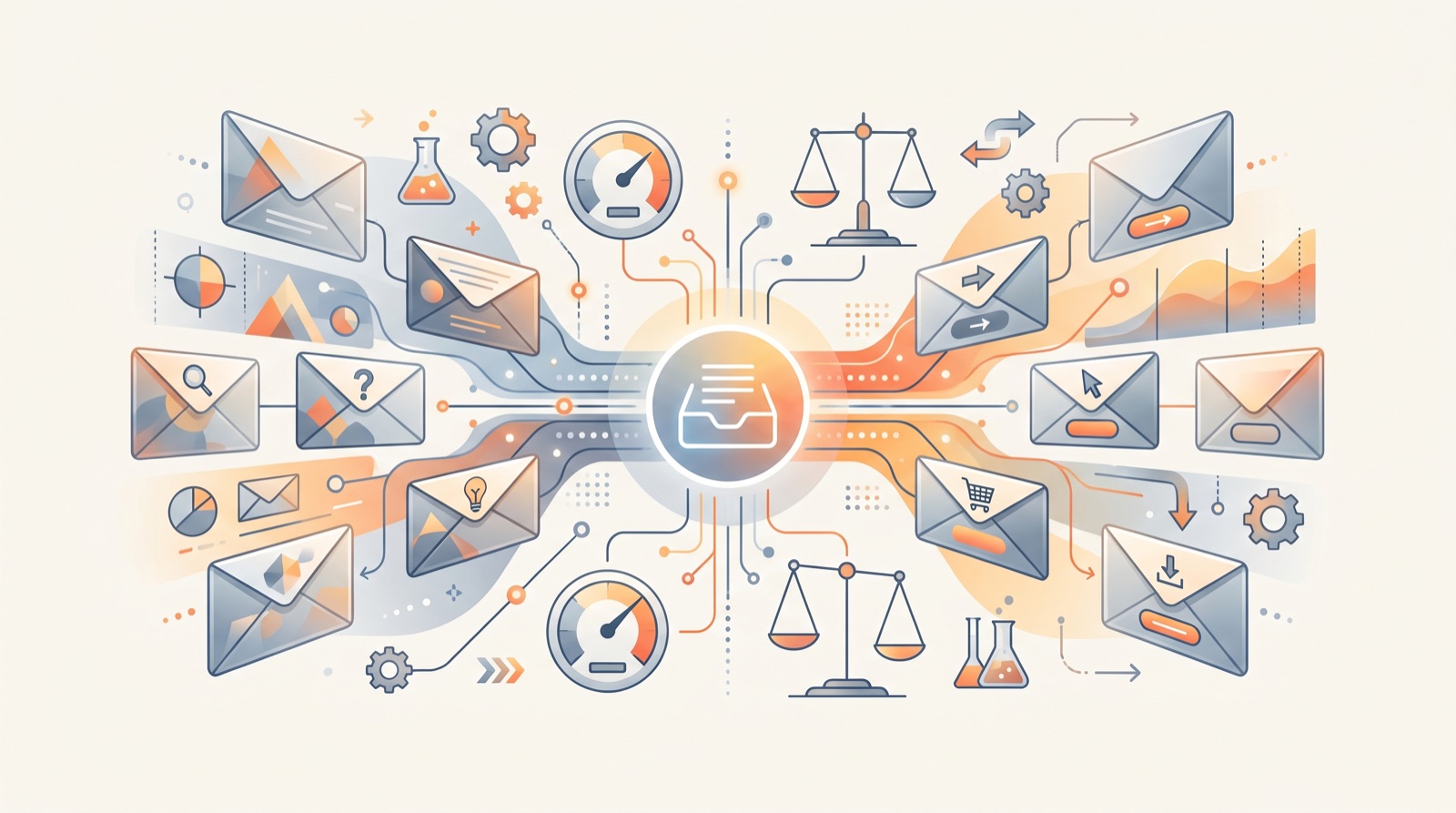 Email subject line and CTA variants compared